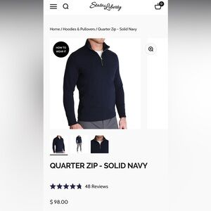 State & Liberty Men’s Navy pullover